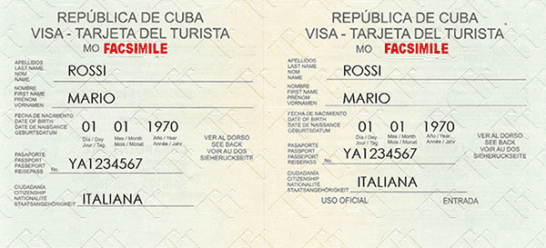 Passaporto cubano costo